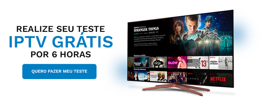 Usuêrio em busca do melhor app de IPTV em uma TV Smart